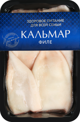 Кальмар командорский филе без кожи 500г., фото