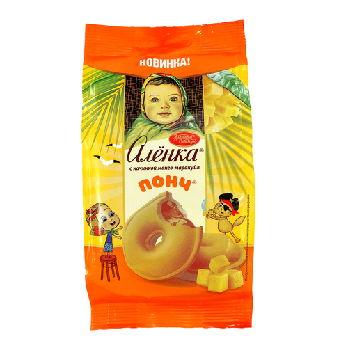 Понч АЛЕНКА с начинкой манго-маракуйя м/у, 150г., вид