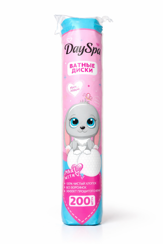 Ватные диски DAY SPA 200шт., изображение