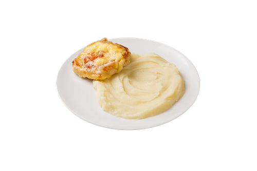 Мясо по-французски КИТЫ ЕДЫ с картофельным пюре 250г, шт., крупный план