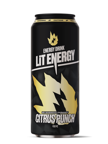 Энергетический напиток LIT ENERGY Цитрус Пунш ж/б 0,45л., крупный план