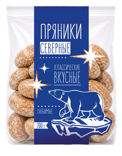 Пряники СЕВЕРНЫЕ п/п 700г., фото