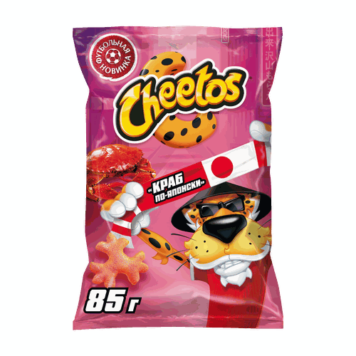 Снеки кукурузные CHEETOS Краб по-японски ф/п 85г., картинка