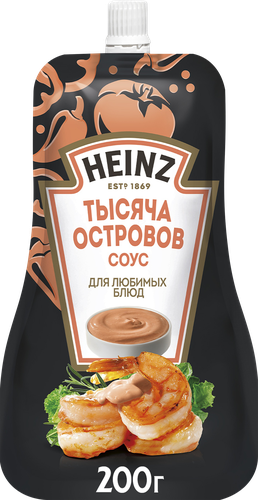 Соус HEINZ Тысяча островов д/п 200г., вид