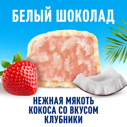 Батончик BOUNTY Трио белый шоколад и клубника 78г., фотография