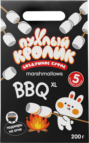 Воздушное суфле BBQ со шпажками ПУХЛЫЙ КРОЛИК, 200г., фото
