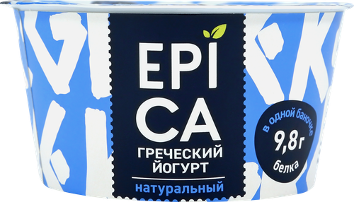 Йогурт ЭПИКА ГРЕЧЕСКИЙ 2,5% стакан 130г. ЭРМАНН БЗМЖ, фото