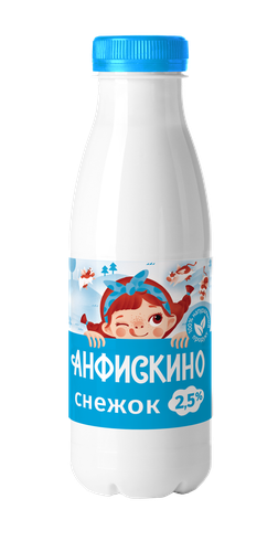 Снежок АНФИСКИНО 2,5% ПЭТ 0,5л. БЗМЖ, детальное фото