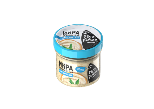 Икра ДЕЛИКАТЕСНАЯ классическая 100г. СВОЯ РЫБКА, вид