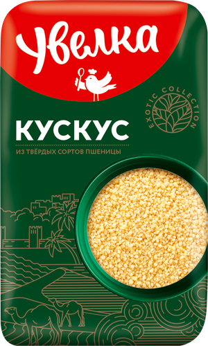 Крупа кускус УВЕЛКА п/п 450г., изображение