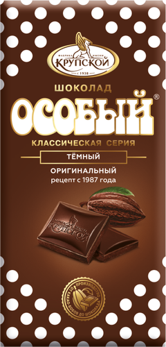 Тёмный шоколад Особый 75г., фотография