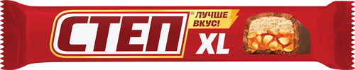 Батончик Степ XL нуга, арахис, карамель конфеты глазированные 65г., фотография