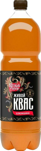 Квас ЖИВОЙ Изюминка Теплый дар ПЭТ 1,5л., вид