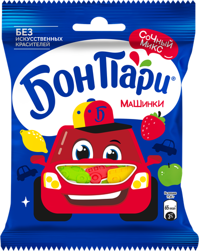 Мармелад жевательный Бон Пари машинки 75 г., фотография