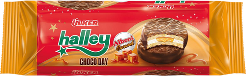 Halley сэндвич Choco Day с карамелью и маршмеллоу 210г., фотография