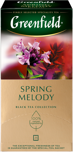 Чай черный GREENFIELD Spring Melody, 25пак, картинка