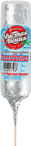 Мороженое ЧИСТАЯ ЛИНИЯ Российское пломбир ванильный 12%, без змж, эскимо, 80г, фото