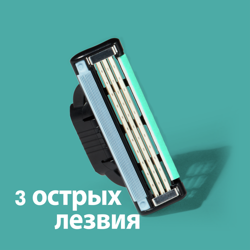 Кассеты GILLETTE Mach-3, 2шт, детальное фото