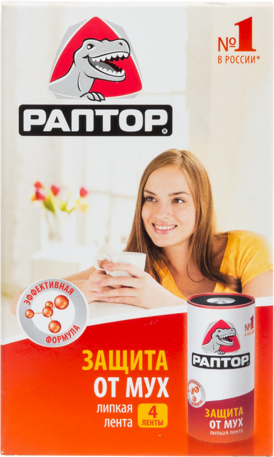 Лента от мух РАПТОР, 4шт, предпросмотр