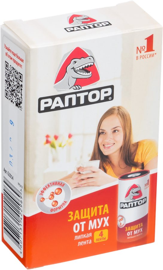Лента от мух РАПТОР, 4шт, предпросмотр