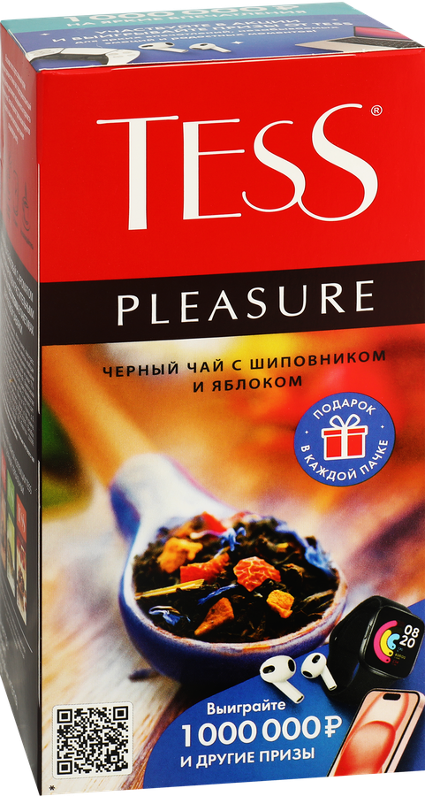Чай черный TESS Pleasure с добавками, 25пак, превью