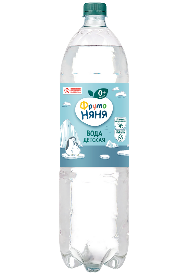 Вода питьевая детская ФРУТОНЯНЯ, 1.5л, превью