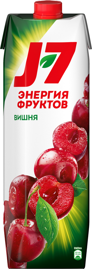 Нектар J7 Вишня осветленный, 0.97л, фото