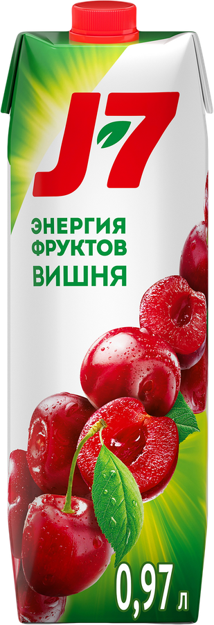Нектар J7 Вишня осветленный, 0.97л, вид