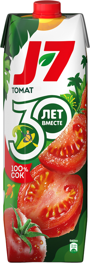 Сок J7 Томат с солью с мякотью, 0.97л, предпросмотр