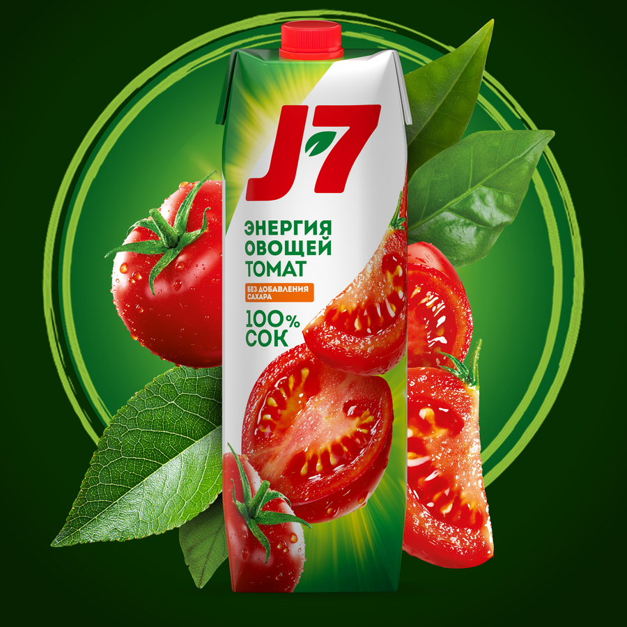 Сок J7 Томат с солью с мякотью, 0.97л, превью