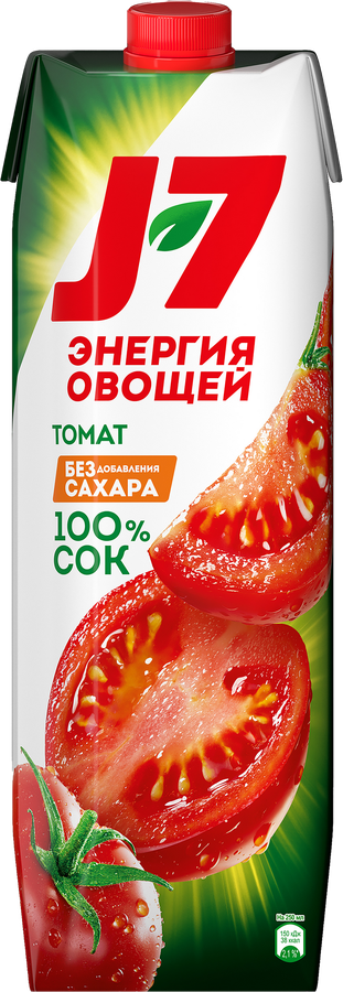 Сок J7 Томат с солью с мякотью, 0.97л, превью