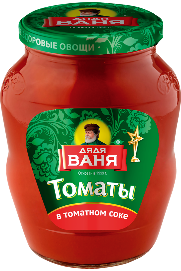 Томаты в томатном соке ДЯДЯ ВАНЯ, 670г, предпросмотр