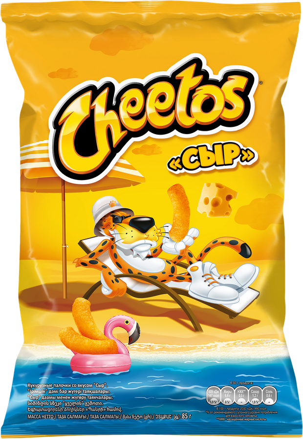 Палочки кукурузные CHEETOS Большой прикол Сыр, 85г, предпросмотр