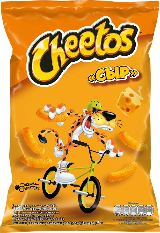 Палочки кукурузные CHEETOS Большой прикол Сыр, 85г, предпросмотр