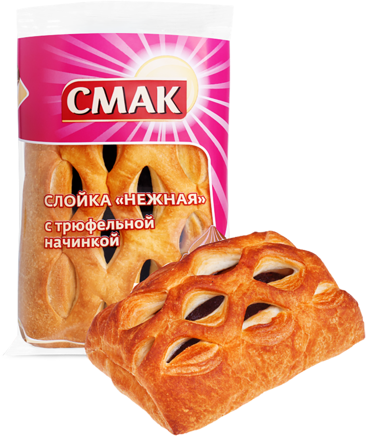 Слойка СМАК Нежная с трюфельной начинкой, 100г, превью