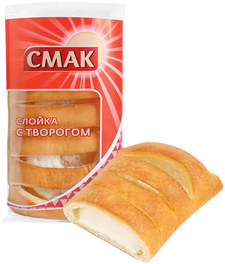 Слойка СМАК с творогом, 100г, превью