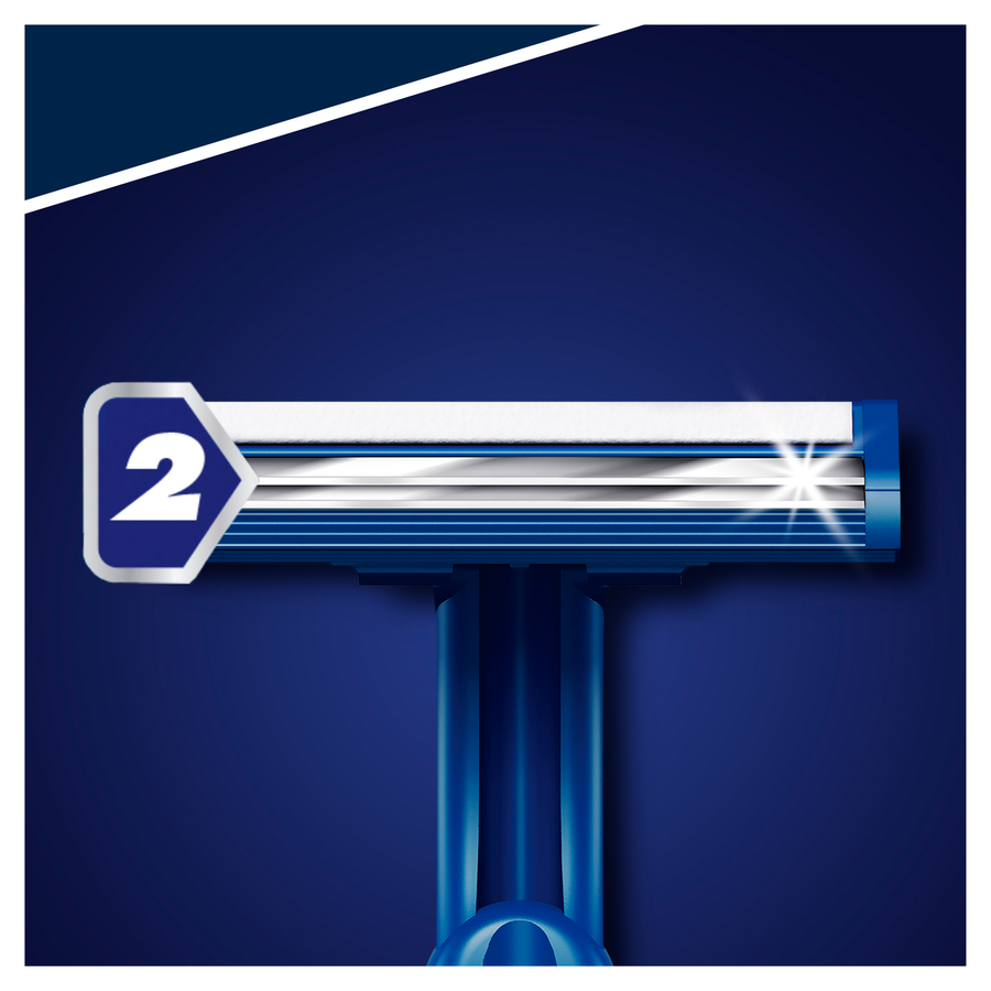 Станок для бритья одноразовый GILLETTE DISPOSABLE Blue 2 Plus, 5шт, превью