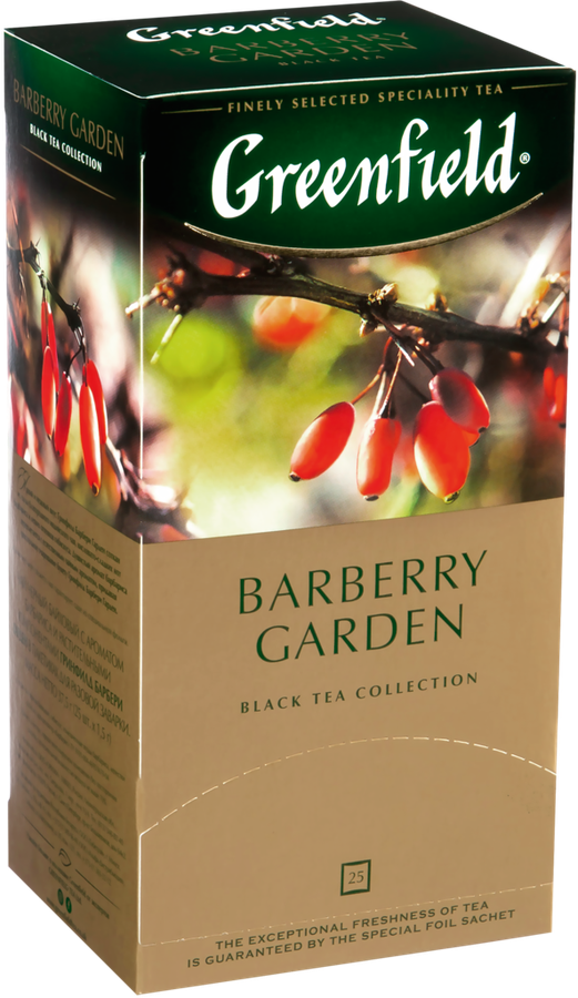 Чай черный GREENFIELD Индийский Barberry Garden, 25пак, предпросмотр