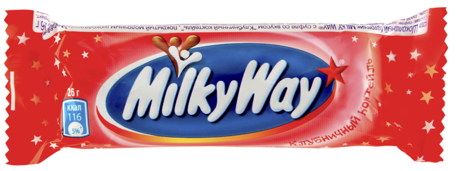 Батончик шоколадный MILKY WAY Клубничный коктейль с клубничным суфле, 26г, предпросмотр