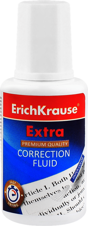 Жидкость корректирующая ERICHKRAUSE на химической основе, с кистью, 20г 
Арт. EK5/066833, превью