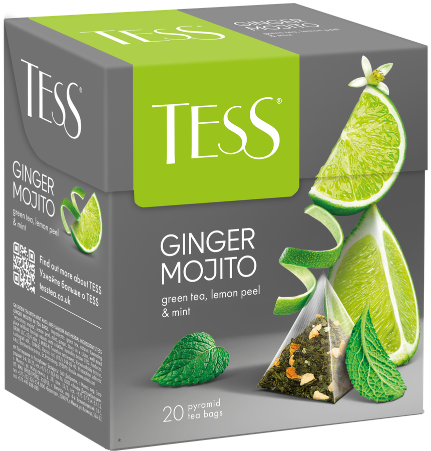 Чай зеленый TESS Джинджер Мохито, 20пир, превью
