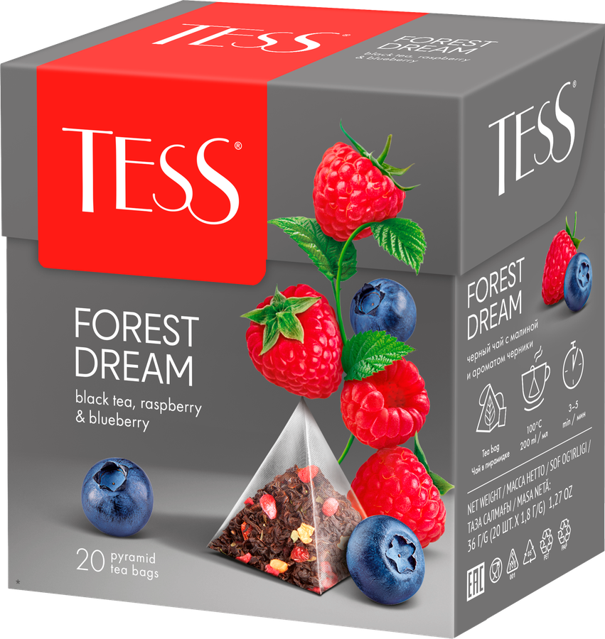 Чай черный TESS Forest Dream, 20пир, предпросмотр
