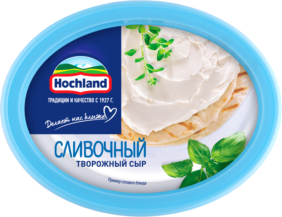 Сыр творожный HOCHLAND сливочный 60%, без змж, 140г, превью