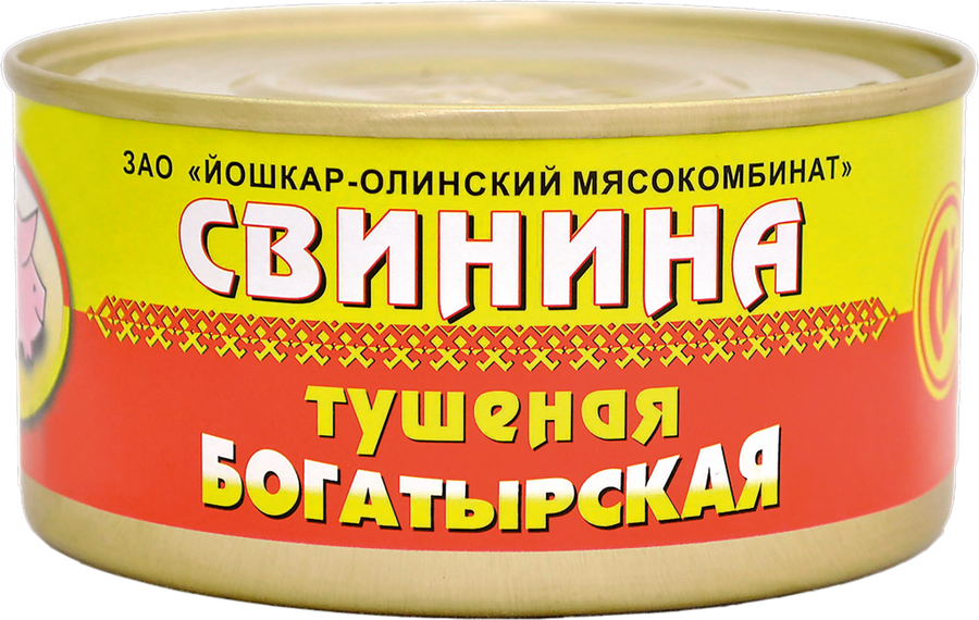 Свинина тушеная ЙОШКАР-ОЛИНСКИЙ МК высший сорт, ГОСТ, 325г, превью