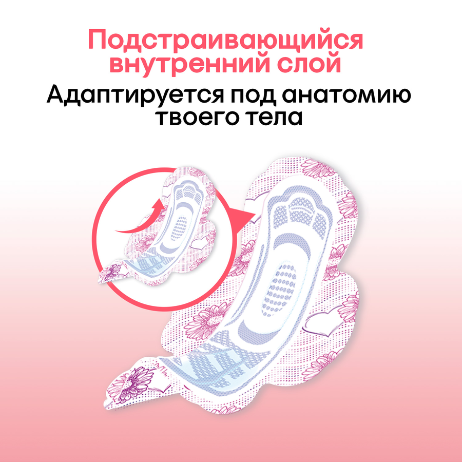 Прокладки KOTEX Normal Ultra Dry&Soft Absorbent Ultra с крылышками, 10шт, предпросмотр