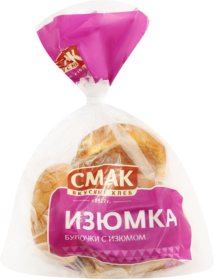Булочки СМАК Изюмка, высший сорт, 160г, предпросмотр