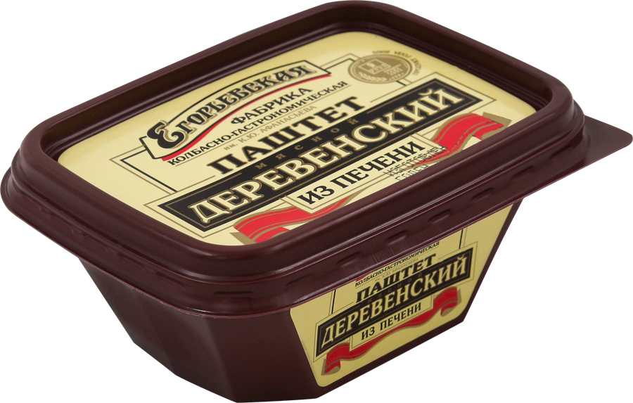 Паштет из печени КФ ЕГОРЬЕВСКАЯ Деревенский, 150г, превью