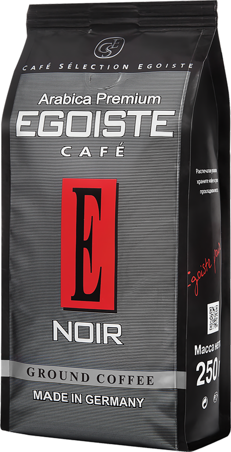 Кофе молотый EGOISTE Noir, 250г, превью