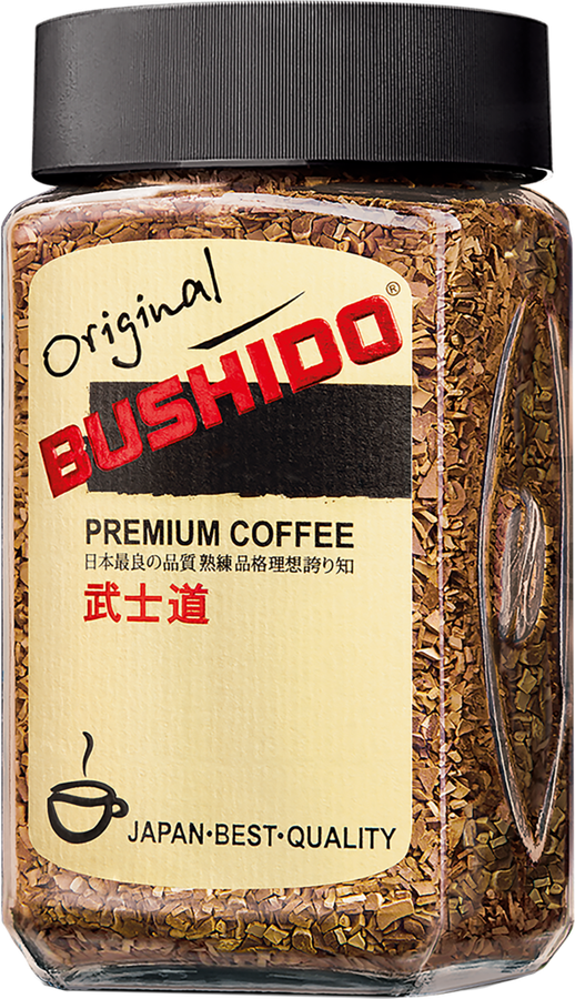 Кофе растворимый BUSHIDO Original сублимированный, ст/б, 100г, предпросмотр