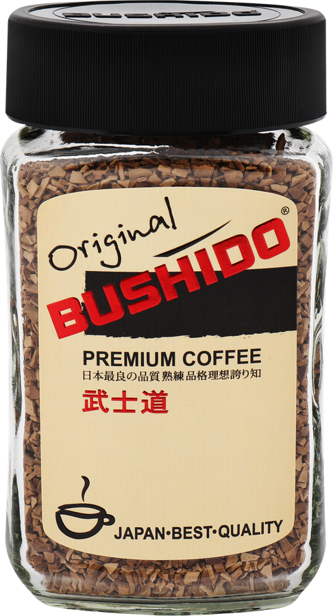 Кофе растворимый BUSHIDO Original сублимированный, ст/б, 100г, предпросмотр